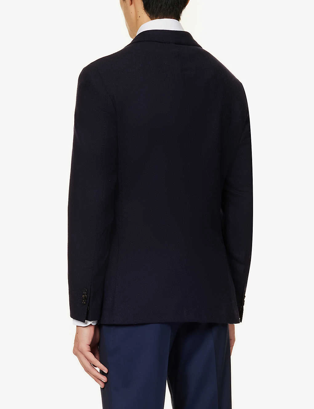 Single-breasted Regular-fit Wool And Cashmere-blend Jacket 6 Single-breasted Regular-fit Wool And Cashmere-blend Jacket - Image 4