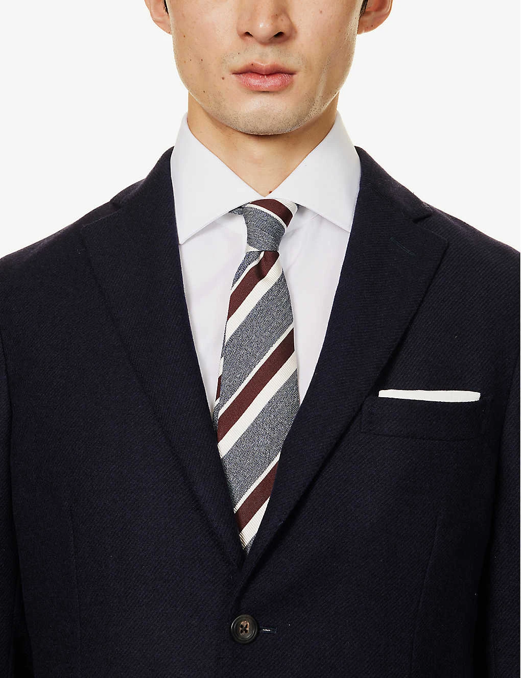 Single-breasted Regular-fit Wool And Cashmere-blend Jacket 7 Single-breasted Regular-fit Wool And Cashmere-blend Jacket - Image 5