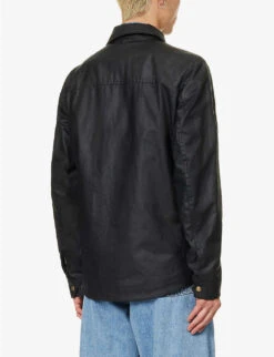BELSTAFF Tour Regular-fit Waxed-cotton Overshirt -Selfidges Launches R04180824 DARKNAVY ALT03