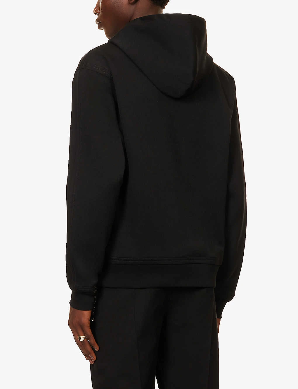 Valentino Tag Brand-patch Cotton-blend Hoody 6 Valentino Tag Brand-patch Cotton-blend Hoody - Image 4