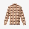 Cody Check-print Cotton-knit Shirt -Selfidges Launches R04182258 BROWNMULTI M