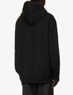 Lanvin Embroidered-panel Oversized-fit Cotton-jersey Hoody 10 Lanvin Embroidered-panel Oversized-fit Cotton-jersey Hoody -Selfidges Launches R04182727 BLACK ALT03