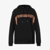 Lanvin Embroidered-panel Oversized-fit Cotton-jersey Hoody -Selfidges Launches R04182727 BLACK M