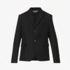Jacquemus La Veste Disgreghi Raw-edge Regular-fit Wool Blazer -Selfidges Launches R04182820 BLACK M