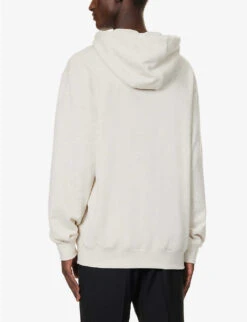 Prada Logo Graphic-print Cotton-jersey Hoody -Selfidges Launches R04185535 NATURALE ALT03