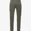 Replay Jaan Regular-fit Tapered-leg Stretch-cotton Blend Cargo Trousers -Selfidges Launches R04186413 MILITARYGREEN M