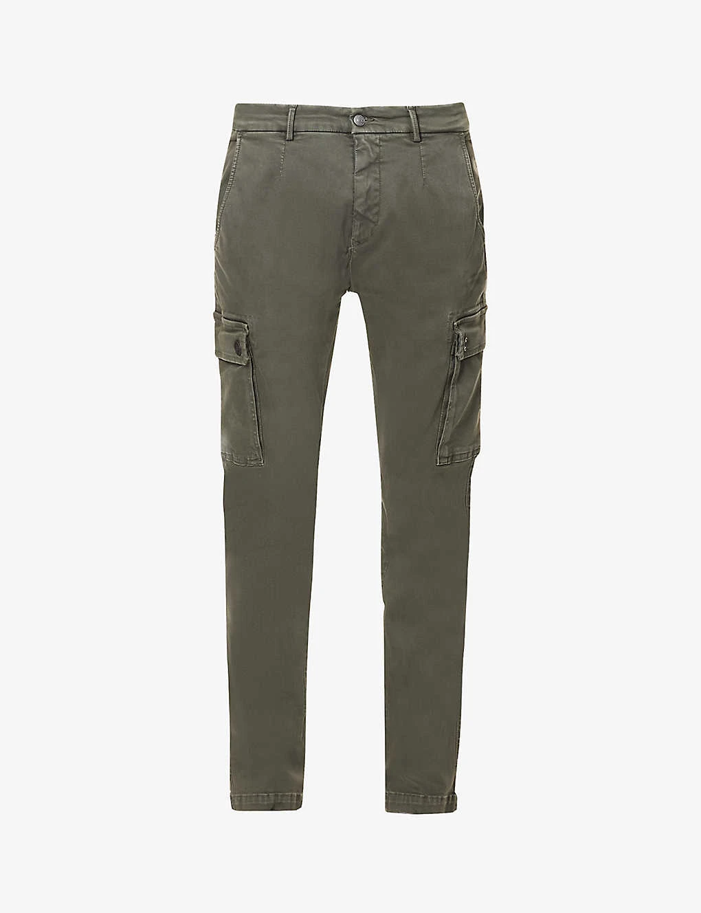 Replay Jaan Regular-fit Tapered-leg Stretch-cotton Blend Cargo Trousers 3 Replay Jaan Regular-fit Tapered-leg Stretch-cotton Blend Cargo Trousers