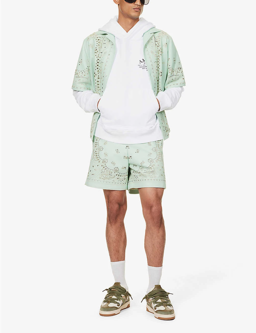 Amiri Arts District Graphic-print Cotton-jersey Hoody 4 Amiri Arts District Graphic-print Cotton-jersey Hoody - Image 2