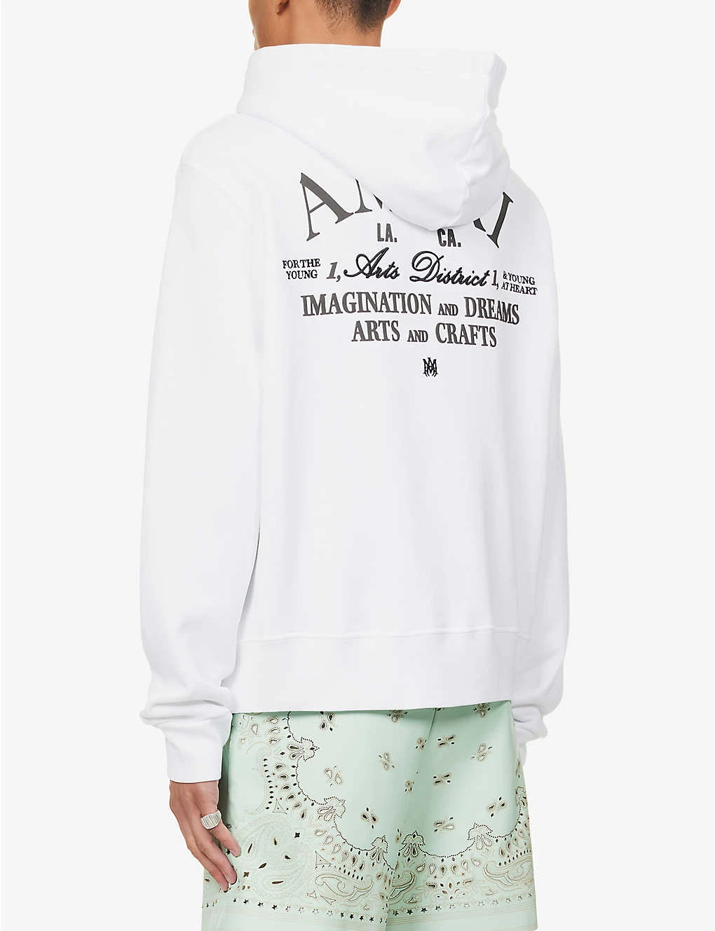 Amiri Arts District Graphic-print Cotton-jersey Hoody 6 Amiri Arts District Graphic-print Cotton-jersey Hoody - Image 4