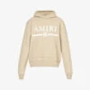Amiri Bar Graphic-print Cotton-jersey Hoody -Selfidges Launches R04188174 TAN M