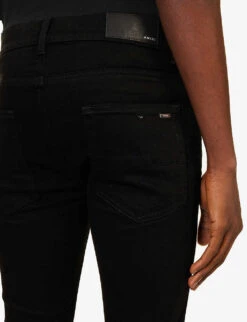 Amiri MX1 Bandana Distressed Straight-leg Jeans 14 Amiri MX1 Bandana Distressed Straight-leg Jeans -Selfidges Launches R04188193 BLACK ALT05