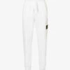 Stone Island Logo-badge Zip-pocket Cotton-jersey Jogging Bottoms 1 Stone Island Logo-badge Zip-pocket Cotton-jersey Jogging Bottoms -Selfidges Launches R04188796 WHITE M