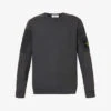 Stone Island Arm-pocket Brand-patch Cotton-jersey Sweatshirt -Selfidges Launches R04188799 LEADGREY M