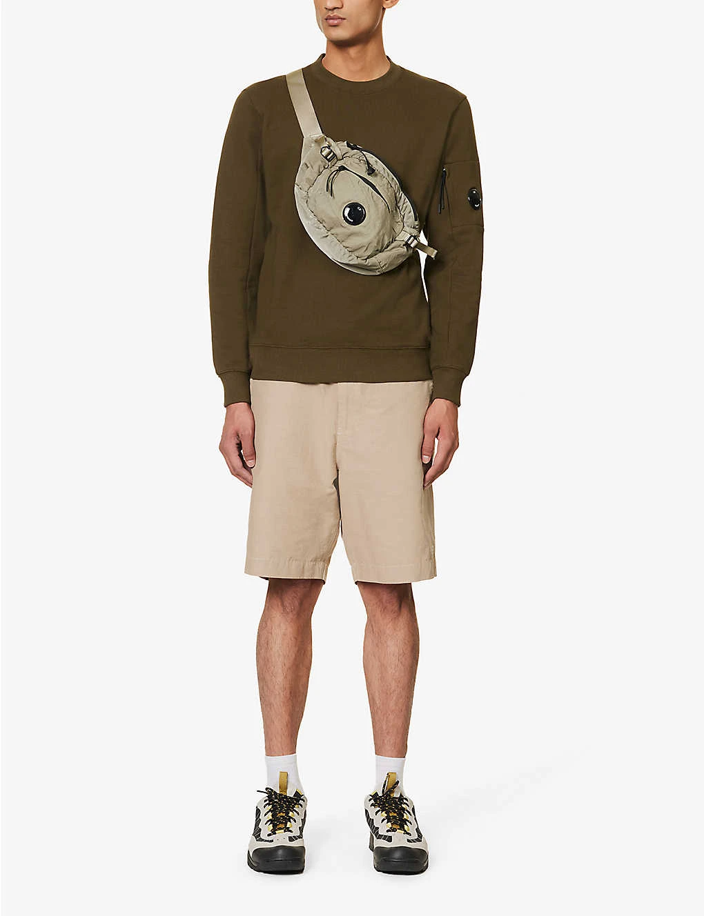 Lens-compartment Crewneck Cotton-jersey Sweatshirt 4 Lens-compartment Crewneck Cotton-jersey Sweatshirt - Image 2