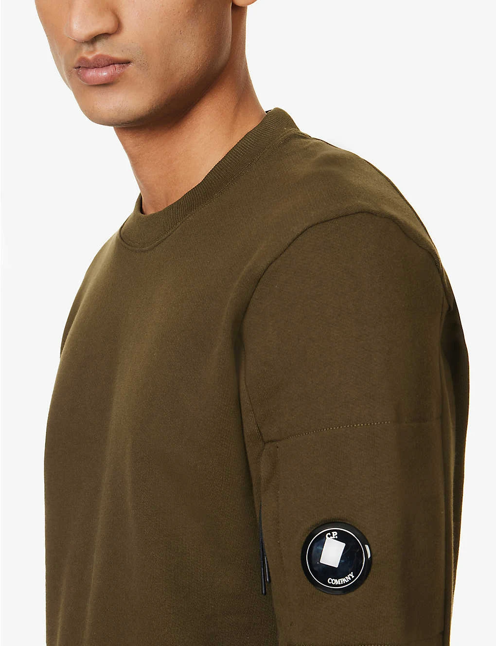 Lens-compartment Crewneck Cotton-jersey Sweatshirt 7 Lens-compartment Crewneck Cotton-jersey Sweatshirt - Image 5