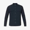 Lens-pocket Button-down Cotton-poplin Shirt -Selfidges Launches R04189376 TOTALECLIPSE M