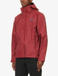 Patagonia Torrentshell 3L Brand-patch Regular-fit Recycled-nylon Hooded Jacket -Selfidges Launches R04189551 WAXRED ALT02