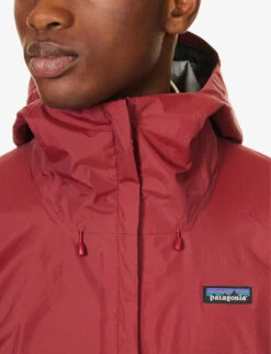 Patagonia Torrentshell 3L Brand-patch Regular-fit Recycled-nylon Hooded Jacket -Selfidges Launches R04189551 WAXRED ALT04