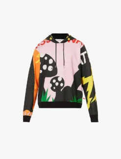 Banner Graphic-print Cotton-jersey Hoody