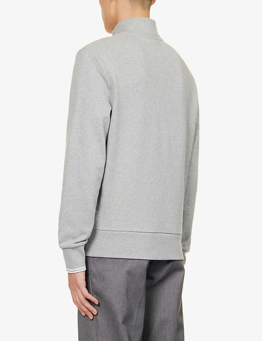 Fred Perry Ringer Brand-embroidered Quarter-zip Cotton-blend Sweatshirt 6 Fred Perry Ringer Brand-embroidered Quarter-zip Cotton-blend Sweatshirt - Image 4