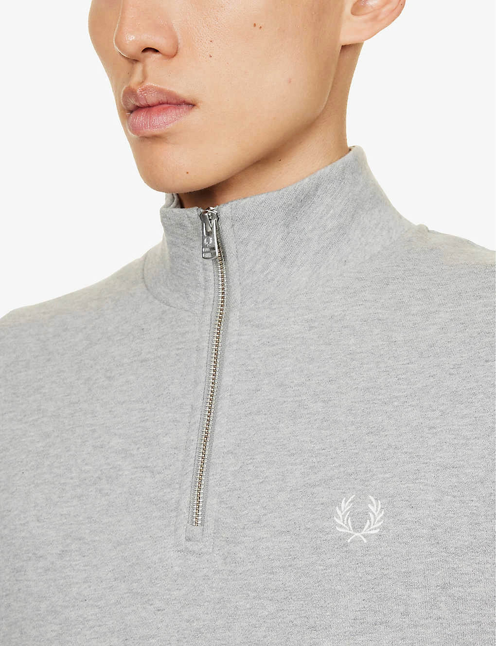 Fred Perry Ringer Brand-embroidered Quarter-zip Cotton-blend Sweatshirt 7 Fred Perry Ringer Brand-embroidered Quarter-zip Cotton-blend Sweatshirt - Image 5
