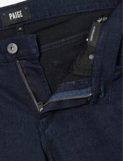 Paige Normandie Straight-leg Mid-rise Stretch-denim Jeans -Selfidges Launches R04192288 INKWELL ALT04