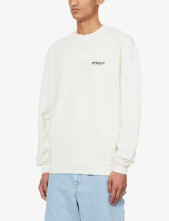 Represent Owners' Club Graphic-print Relaxed-fit Cotton-jersey Sweatshirt 9 Represent Owners' Club Graphic-print Relaxed-fit Cotton-jersey Sweatshirt -Selfidges Launches R04194663 FLATWHITE ALT02