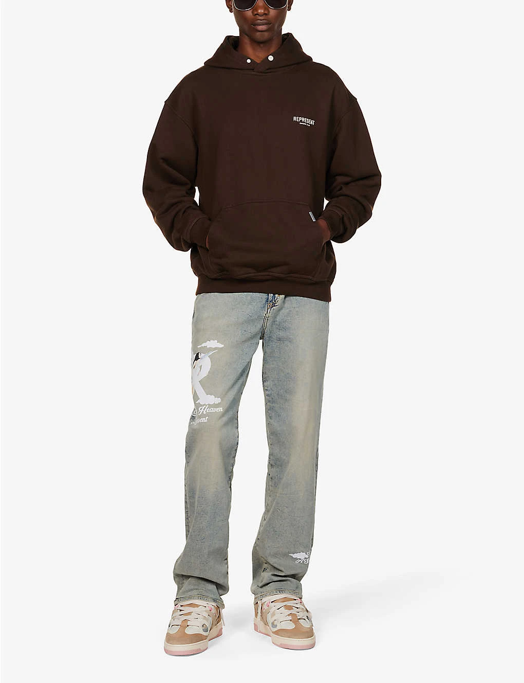 Represent Owners' Club Graphic-print Cotton-jersey Hoody 4 Represent Owners' Club Graphic-print Cotton-jersey Hoody - Image 2