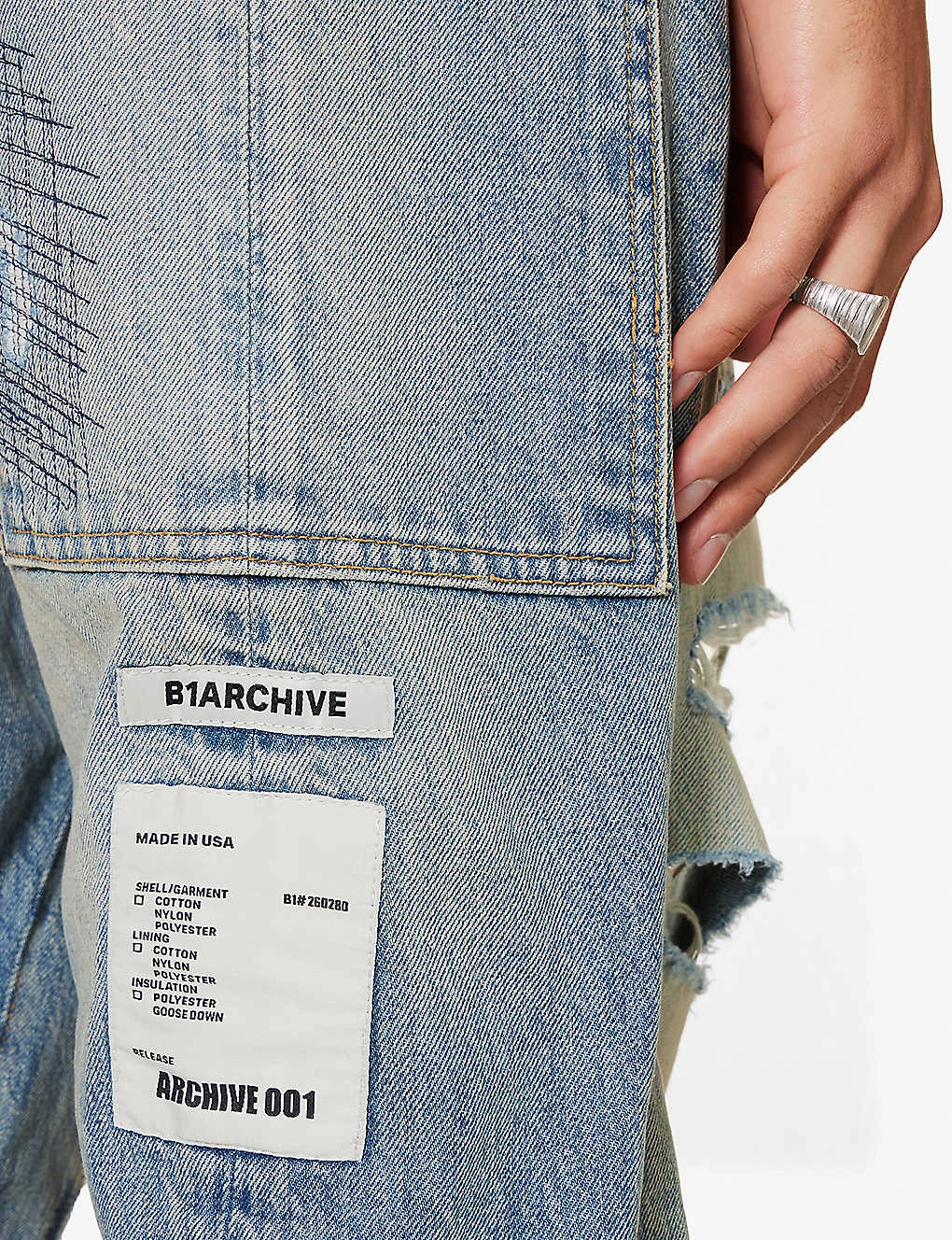 Distressed Wide-leg Mid-rise Jeans 7 Distressed Wide-leg Mid-rise Jeans - Image 5