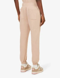 Represent Owners' Club Text-print Relaxed-fit Cotton-jersey Jogging Bottoms -Selfidges Launches R04195312 STUCCO ALT03