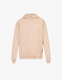 Represent Owners' Club Logo-print Cotton-jersey Hoody