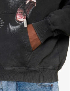 Represent Mayhem Graphic-print Cotton-jersey Hoody 11 Represent Mayhem Graphic-print Cotton-jersey Hoody -Selfidges Launches R04195324 VINTAGEBLACK ALT04