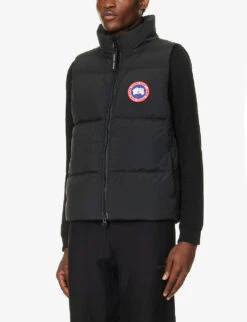 Canada Goose Lawrence Quilted Shell-down Vest -Selfidges Launches R04195786 BLACK ALT02