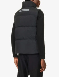Canada Goose Lawrence Quilted Shell-down Vest -Selfidges Launches R04195786 BLACK ALT03