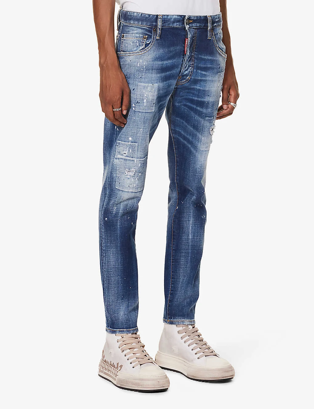 DSQUARED2 Skater Slim-fit Tapered-leg Stretch-denim Jeans 5 DSQUARED2 Skater Slim-fit Tapered-leg Stretch-denim Jeans - Image 3