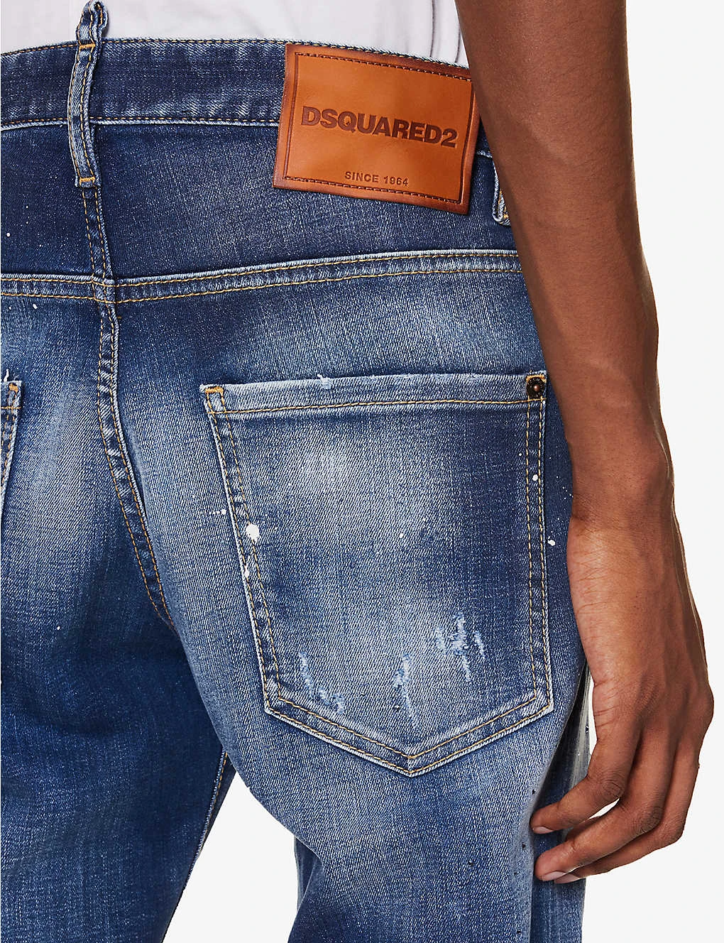 DSQUARED2 Skater Slim-fit Tapered-leg Stretch-denim Jeans 8 DSQUARED2 Skater Slim-fit Tapered-leg Stretch-denim Jeans - Image 6
