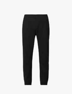 Emporio Armani Logo-print Tapered-leg Mid-rise Jersey Jogging Bottoms