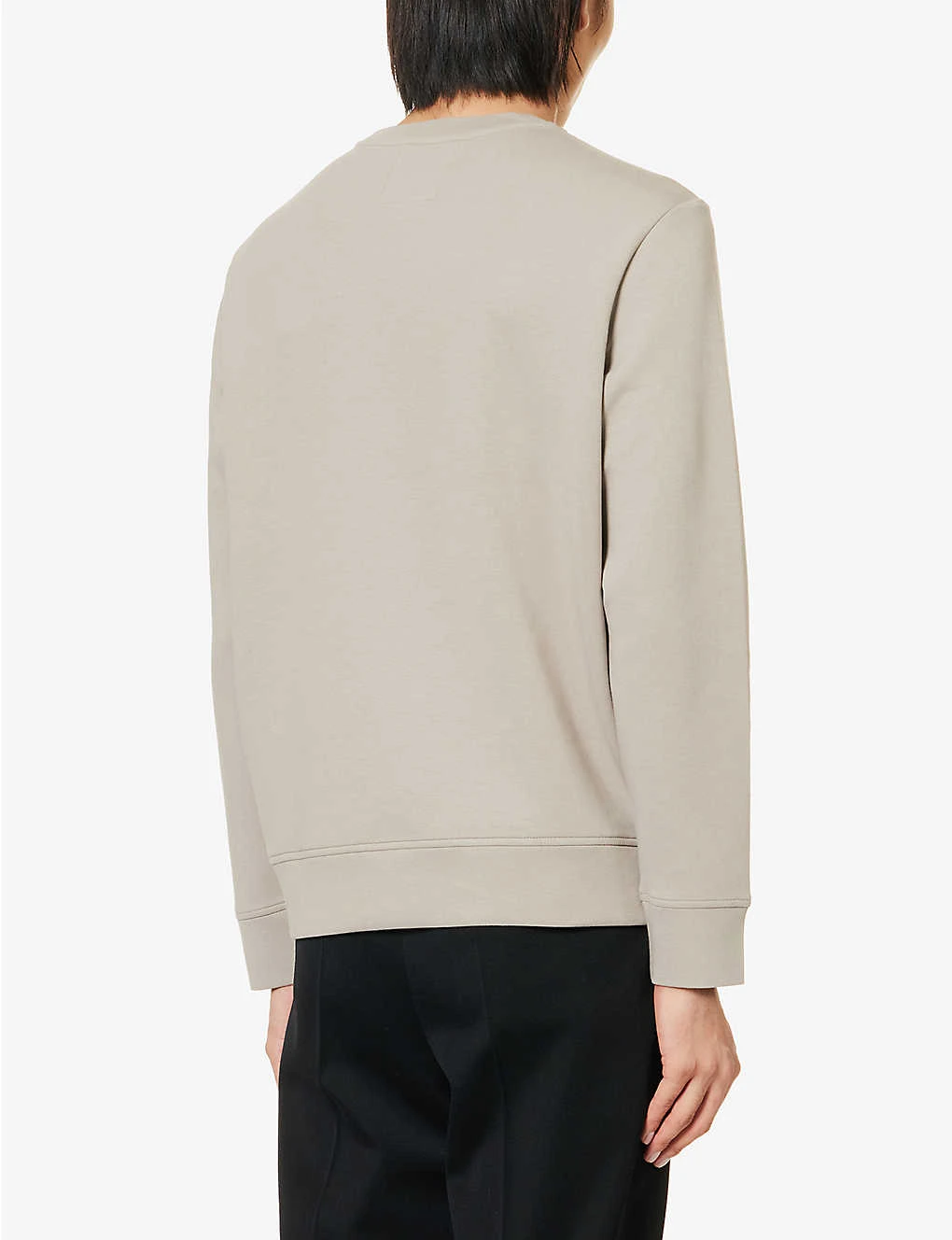 Emporio Armani Logo-print Cotton-blend Jersey Hoody 6 Emporio Armani Logo-print Cotton-blend Jersey Hoody - Image 4