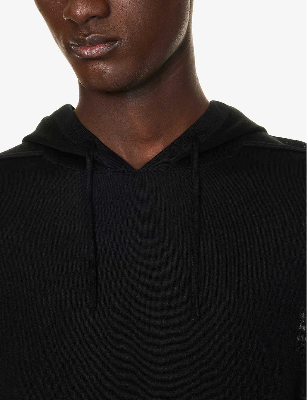 Emporio Armani Brand-embroidered Relaxed-fit Wool-blend Hoody 7 Emporio Armani Brand-embroidered Relaxed-fit Wool-blend Hoody - Image 5