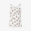 MOSCHINO Toy Bear Graphic-print Stretch-cotton Top -Selfidges Launches R04199700 FANTASYPRINTWHITE1 M