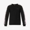 MOSCHINO Brand-tape Crewneck Stretch-cotton Sweatshirt -Selfidges Launches R04199711 BLACK555 M